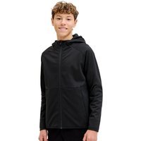 Jack And Jones Boys Base Zip Hoodie - Black - 12