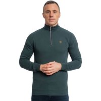 Tommy Bowe XV Kings Clothing Mens Falcons 1/4 Zip Sweater - Dark Fern - M