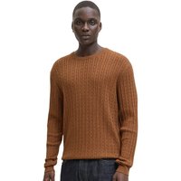 Jack And Jones Mens Emil Cable Knit Pullover Sweater - Monks Robe - XL