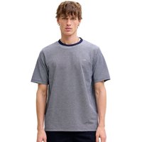 Jack And Jones Mens Alves Regular Fit Round Neck T-Shirt - Maritime Blue - L