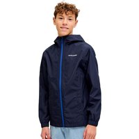 Jack And Jones Boys Flynn Rain Jacket - Navy Blazer - 8