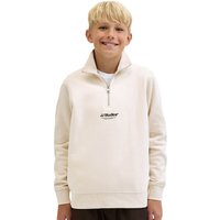 Jack And Jones Boys Soho Quarter Zip Sweater - Moonbeam - 8