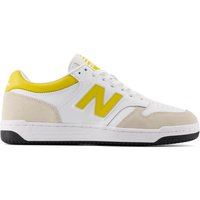 New Balance Mens 480 Trainers - White/Yellow - 7