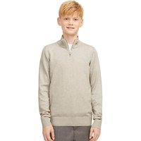 Jack And Jones Boys Emil Knit Half Zip Sweater - Oatmeal - 12