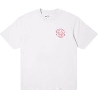 Edwin Mens Music Channel T-Shirt - White/Red - S