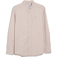 Farah Mens Steen Wide Stripe Shirt - Floral Pink Marl - M