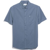Farah Mens Wilkins Short Sleeve Shirt - Soft Blue - S