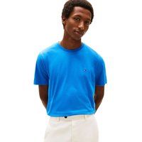 Tommy Hilfiger Mens Flag Embroidery Crew Neck T-Shirt - Blue Orbit - M
