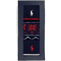 Polo Ralph Lauren Mens Downhill 3-Pack Socks - Navy Blue - One