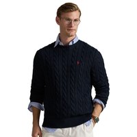 Polo Ralph Lauren Mens Cable-Knit Cotton Sweater - Hunter Navy - XL