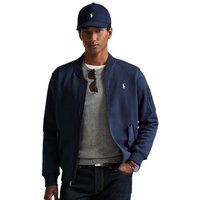 Polo Ralph Lauren Mens Double-Knit Flight Jacket - Aviator Navy - XS