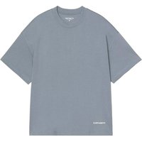 Carhartt WIP Mens Link Script T-Shirt - Velvet Blue - S