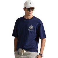 Polo Ralph Lauren Mens Relaxed Fit Jersey Graphic T-Shirt - Newport Navy - L