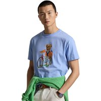 Polo Ralph Lauren Mens Custom Slim Fit Polo Bear T-Shirt - Austin Blue - XS