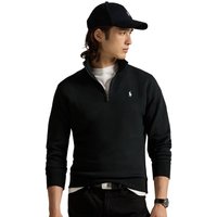 Polo Ralph Lauren Mens Double-Knit Quarter-Zip Pullover - Polo Black - L