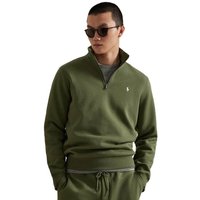 Polo Ralph Lauren Mens Double-Knit Quarter-Zip Pullover - Supply Olive - XS