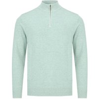 Benetti Mens Julius 1/4 Zip Sweater - Sage - L