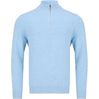 Benetti Mens Julius 1/4 Zip Sweater - Sky - L