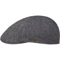 Stetson Texas Wool Herringbone Cap - Blue/Beige - XL