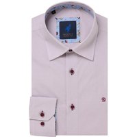 Benetti Mens Beckham Long Sleeve Shirt - Plum - 2XL