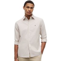 Tommy Hilfiger Mens Regular Fit Button-Down Collar Oxford Shirt - Safari Canvas - XS