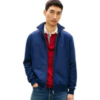 Tommy Hilfiger Mens Intechno Knit Flag Embroidery Zip-Thru Jumper - Carbon Navy - S