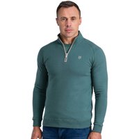 Tommy Bowe XV Kings Clothing Mens Falcons 1/4 Zip Sweater - Noble Fir - M
