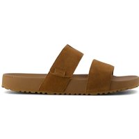 Toms Mens Nico Sandals - Walnut Brown Suede - 9