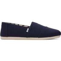 Toms Mens Alpargata Loafers - Navy Heritage Canvas - 10