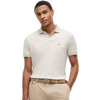 Tommy Hilfiger Mens Regular Fit Fluid Cotton Polo Shirt - Heathered Oatmilk - XL