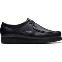 Clarks Originals Mens Wallabee Shoes - Black Leather - 7