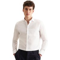 Seidensticker Mens Slim Business Texture Shirt - White - 37