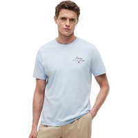 Tommy Hilfiger Mens Logo Jersey Crew Neck T-Shirt - Breezy Blue - L
