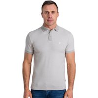 Tommy Bowe XV Kings Clothing Mens Wallamba Structured Polo Shirt - Oyster Mosaic - XL