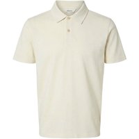 Selected Homme Mens Aiden Polo Shirt - Birch - L