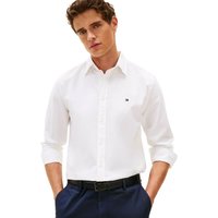 Tommy Hilfiger Mens TH Flex Regular Fit Dobby Shirt - White - M