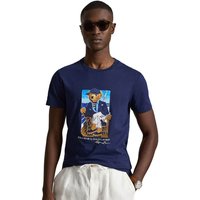 Polo Ralph Lauren Mens Polo Bear T-Shirt - Newport Navy - S
