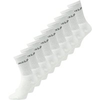 Jack And Jones Mens Regen Tennis 9-Pack Socks - White - One