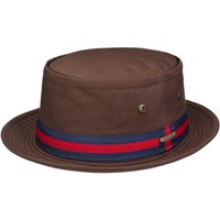 Stetson Classic Band Pork Pie Cloth Hat - Brown - M