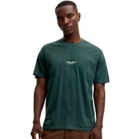Jack And Jones Mens Soho Printed T-Shirt - Scarab - L