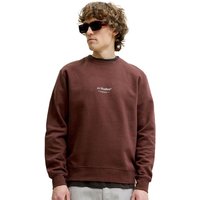 Jack And Jones Mens Soho Printed Sweatshirt - Bitter Chocolate - L