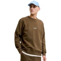 Jack And Jones Mens Soho Printed Sweatshirt - Cocoa - M
