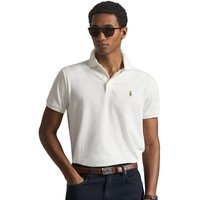 Polo Ralph Lauren Mens Custom Slim Fit Soft Cotton Polo Shirt - White - S