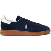 Polo Ralph Lauren Mens Bedford Suede Trainers - Navy/Deckwash White - 8
