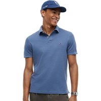 Tommy Hilfiger Mens 1985 Regular Fit Pique Polo Shirt - Aegean Sea - S