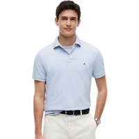 Tommy Hilfiger Mens 1985 Regular Fit Pique Polo Shirt - Sky Blue - M