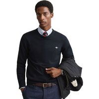 GANT Mens Cotton Sweater - Evening Blue - 4XL