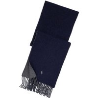 Polo Ralph Lauren Reversible Wool-Blend Scarf - Navy/Charcoal - One