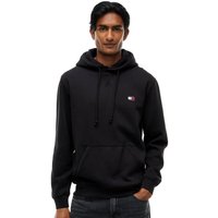 Tommy Jeans Mens Badge Hoodie - Black - XS