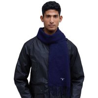 Barbour Plain Lambswool Scarf - Navy - One